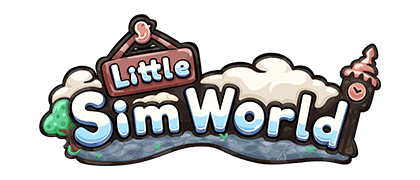 Little Sim World Logo Little Sim World game Logo